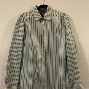 Green and black Robert Graham shirt size large
